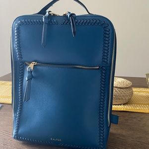 Calpak laptop backpack blue